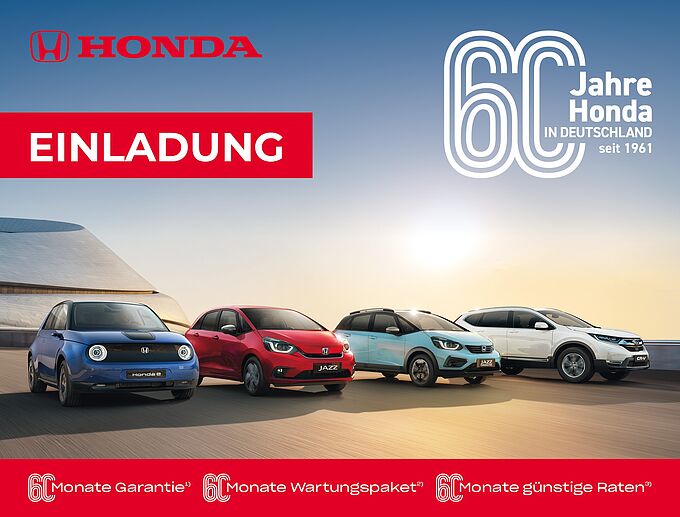 Einladung 60 Jahre Honda Einladung 60 Jahre Honda Open Day