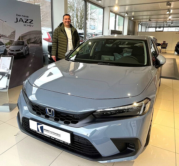 Glückwunsch zum neuen Honda und Gute Fahrt!!! Kunde Ibrahim Ismail Mehmed